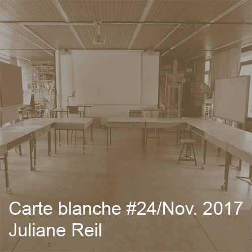 Carte blanche #24 Juliane Reil Startbild
