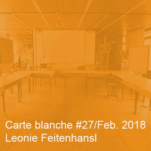 Carte blanche #27 Leonie Feitenhansl Startbild