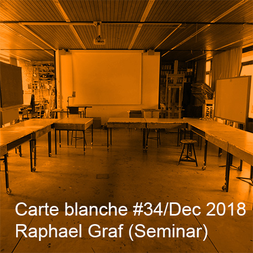 Carte blanche #34 Seminar Raphael Graf Startbild
