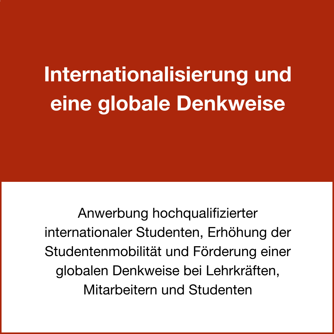 Internationalisierung und eine globale Denkweise