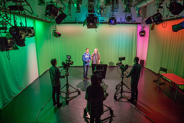 TV-Studio der KU Eichstätt-Ingolstadt