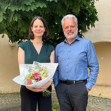 Anja Marcher und Prof. Harald Pechlaner
