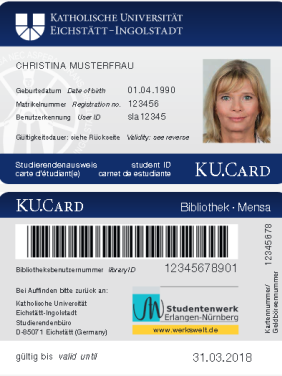 Beispiel einer KU.Card