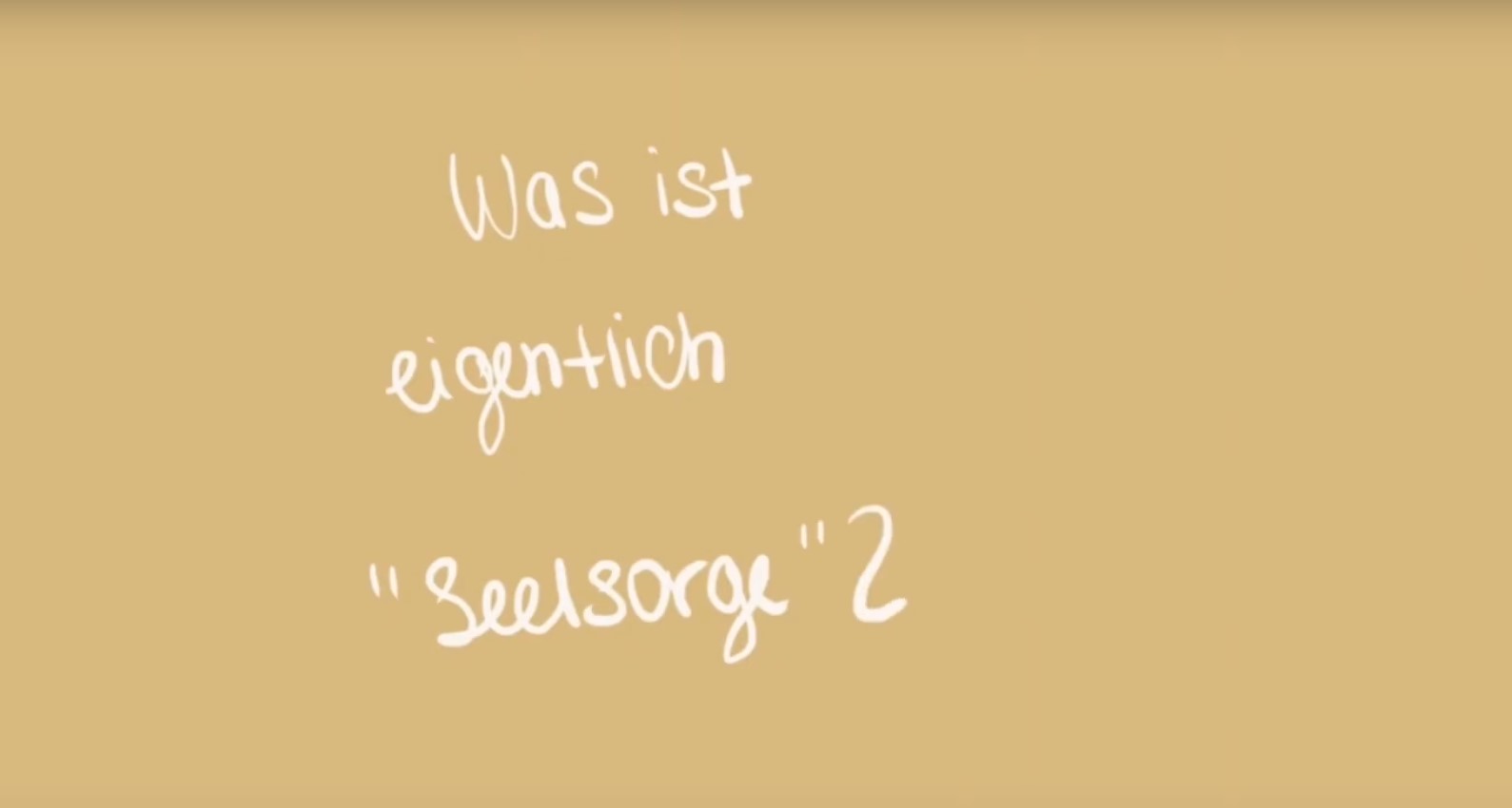 Vorschaubild zum Video: Was ist eigentlich Seelsorge?
