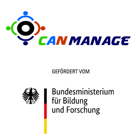 2 Logos: CanManage - BMBF