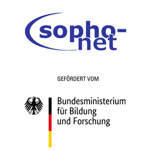 2 Logos: sopho-net - BMBF