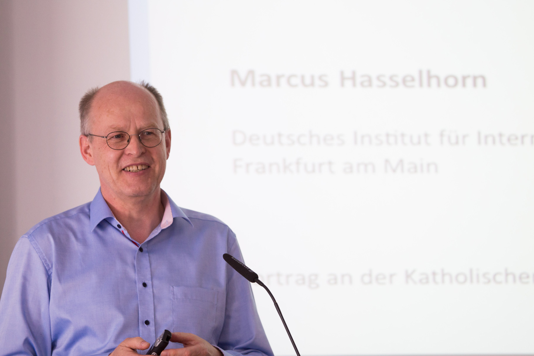 Bild vom Gastvortrag mit Prof. Dr. Marcus Hasselhorn