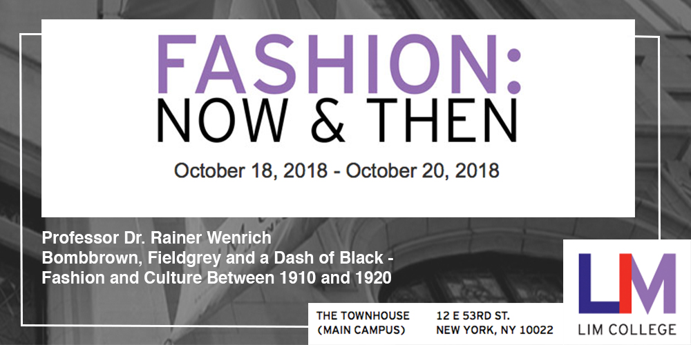 Fashion: Now & Then LIM 2018