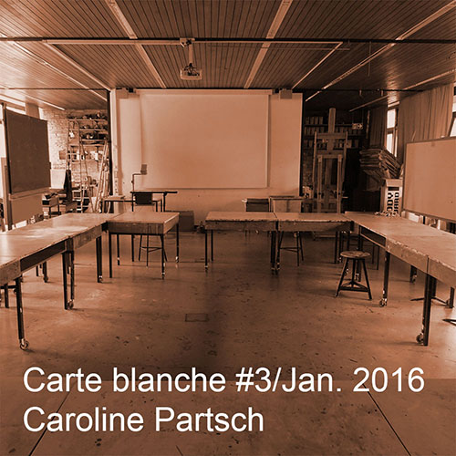 Carte blanche #3 Caroline Partsch Startbild