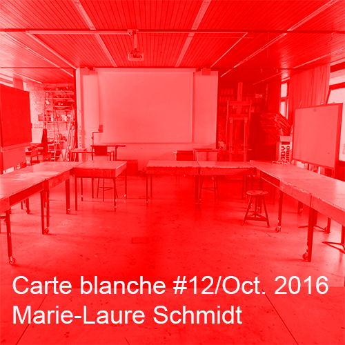 Carte blanche #12 Marie-Laure Schmidt Startbild