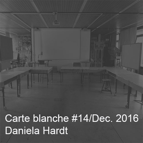 Carte blanche #14 Daniela Hardt Startbild