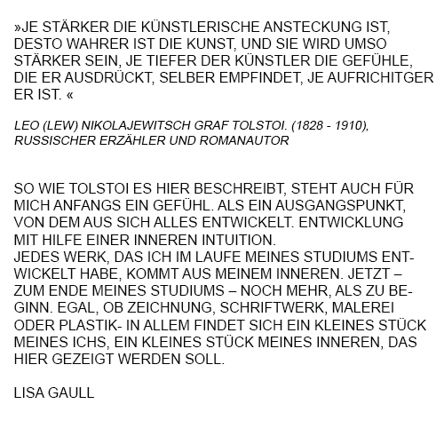 Carte blanche #16 Lisa Gaull Text