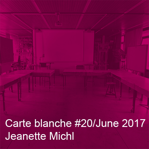 Carte blanche #20 Jeanette Michl Startbild