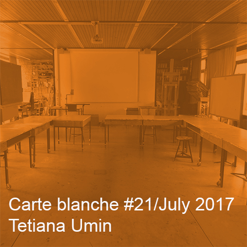 Carte blanche #21 Tetiana Umin Startbild