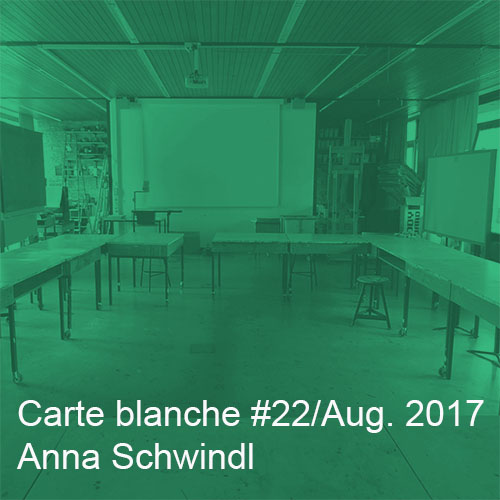 Carte blanche #22 Anna Schwindl Startbild