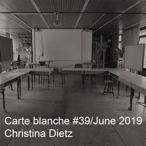 Carte blanche #39 Christina Dietz Startbild