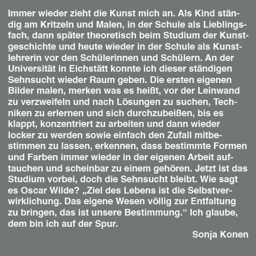 Carte blanche #42 Sonja Konen Text