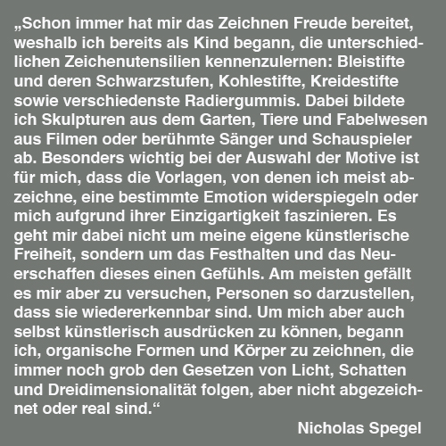 Nicholas Spegel Carte blanche #46 Text