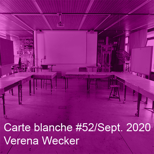 Carte blanche #52 Verena Wecker Startbild