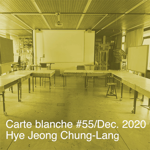 Carte blanche #55 Hye Jeong Chung-Lang Startbild