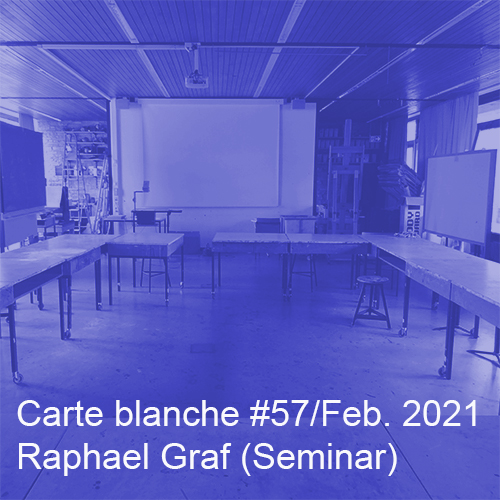 Carte blanche #57 Seminar Raphael Graf Startbild