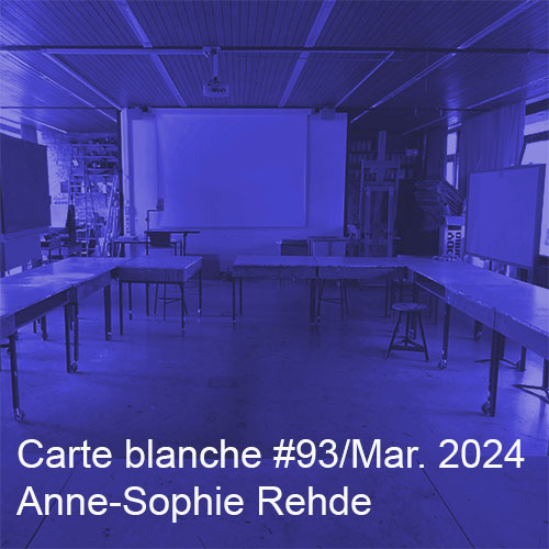 Carte blanche #93 Rehde