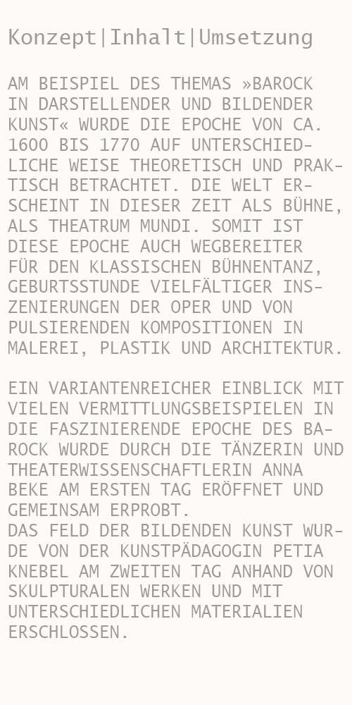 Fortbildung Barock Abbildung 2