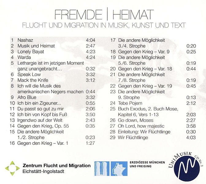 Cover Fremde Heimat Rückseite