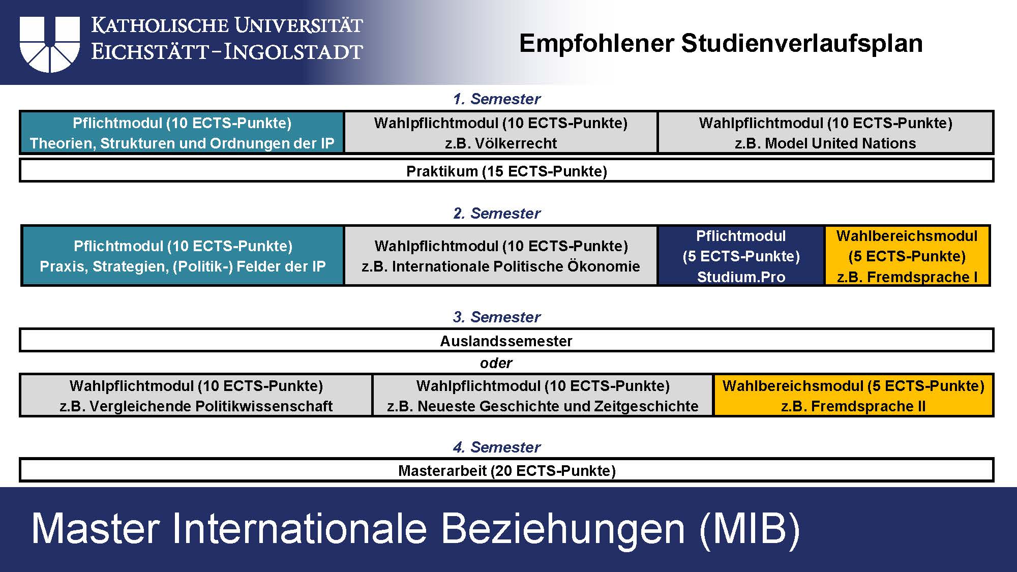 MIB Studienplan