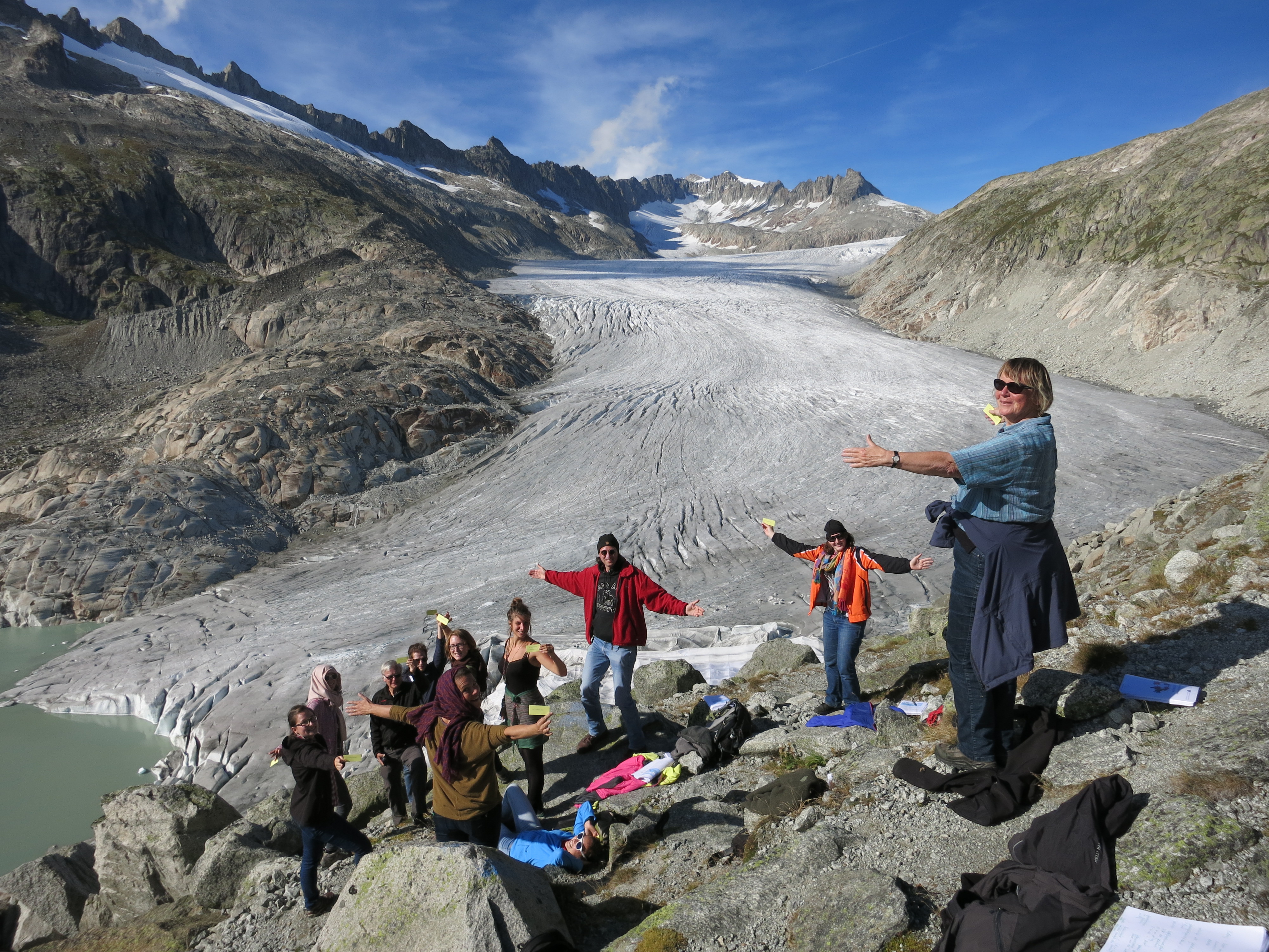Szenisches Lernen am Gletscher