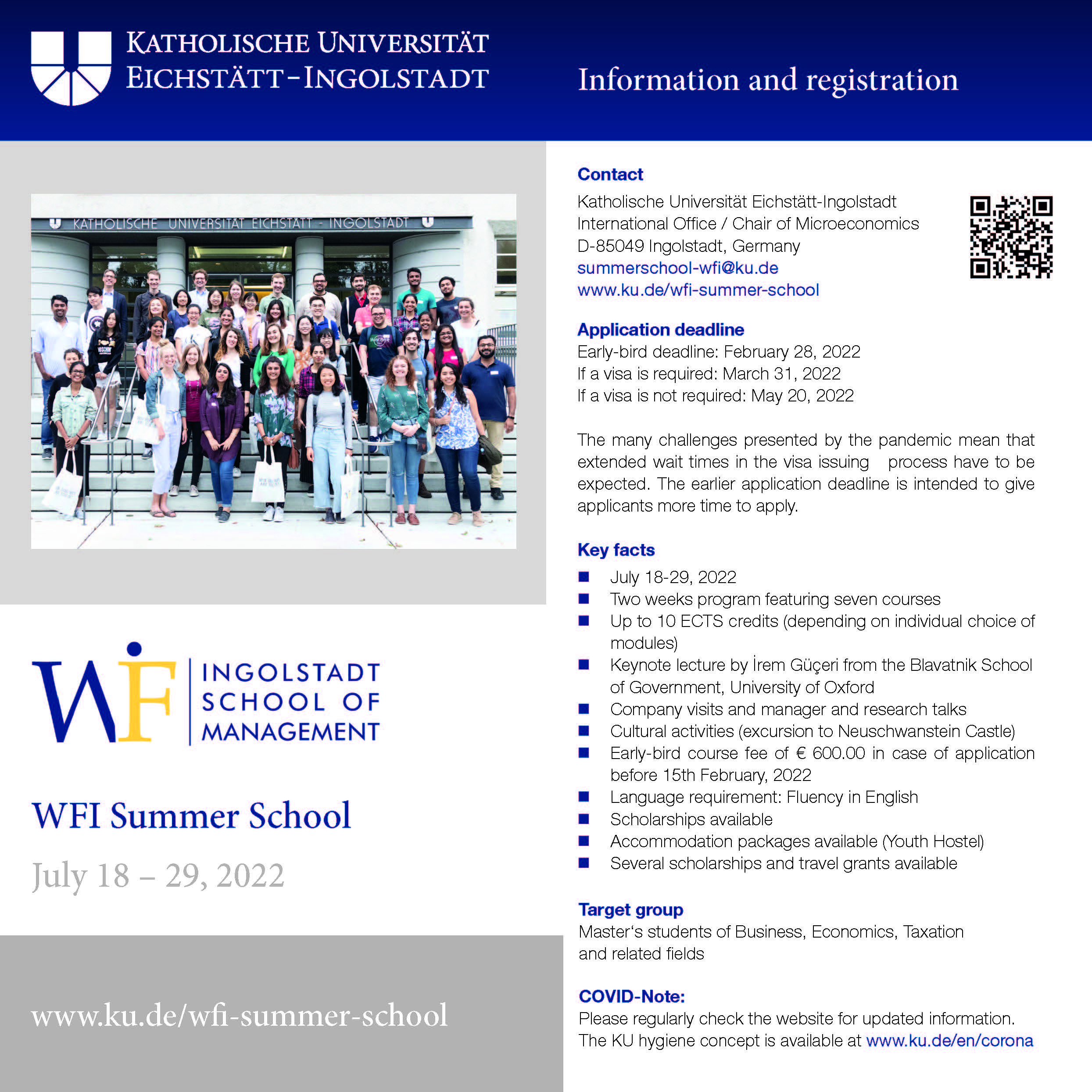 WFI Summer School 2022