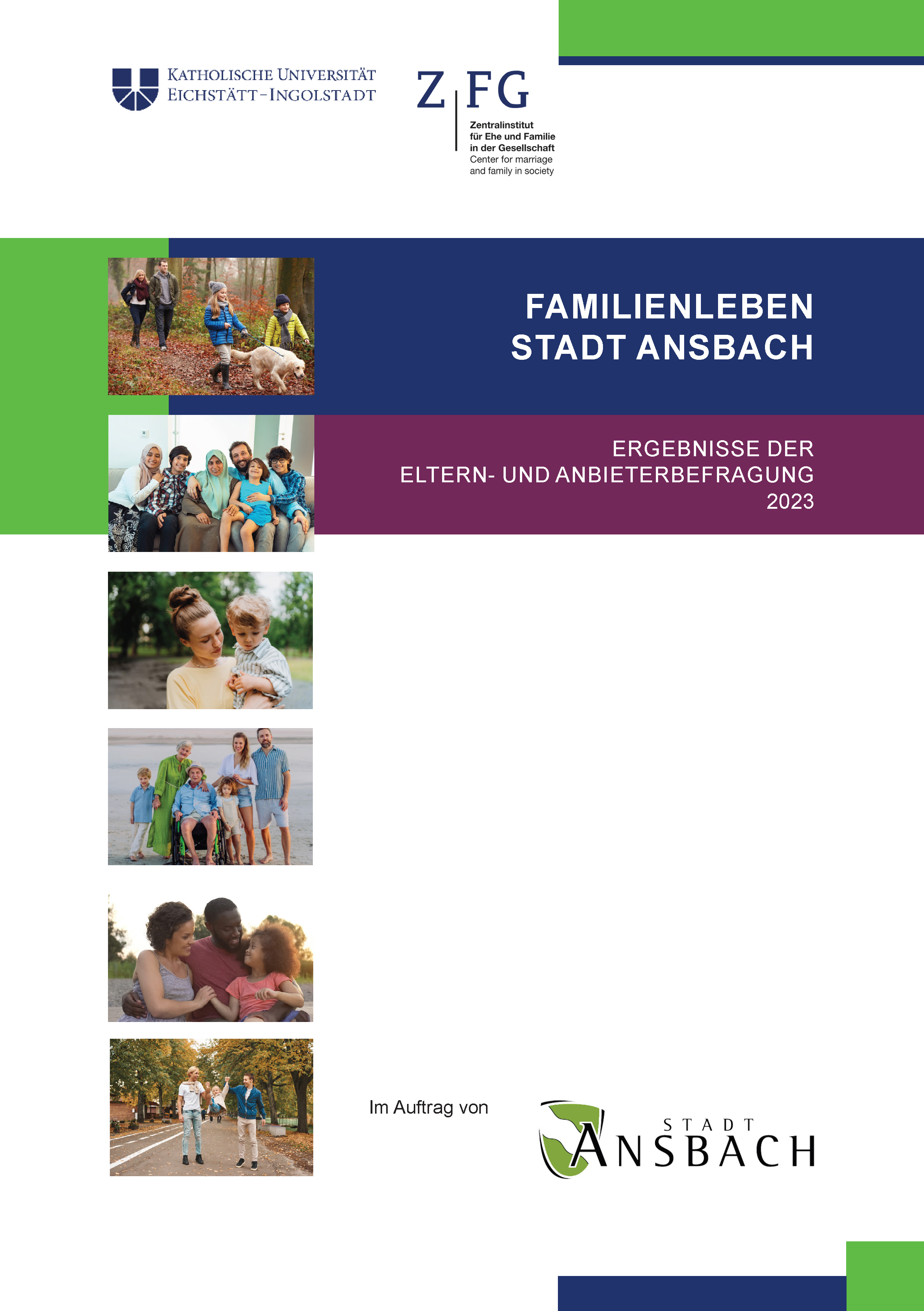 Titelseite Projektbericht Ansbach
