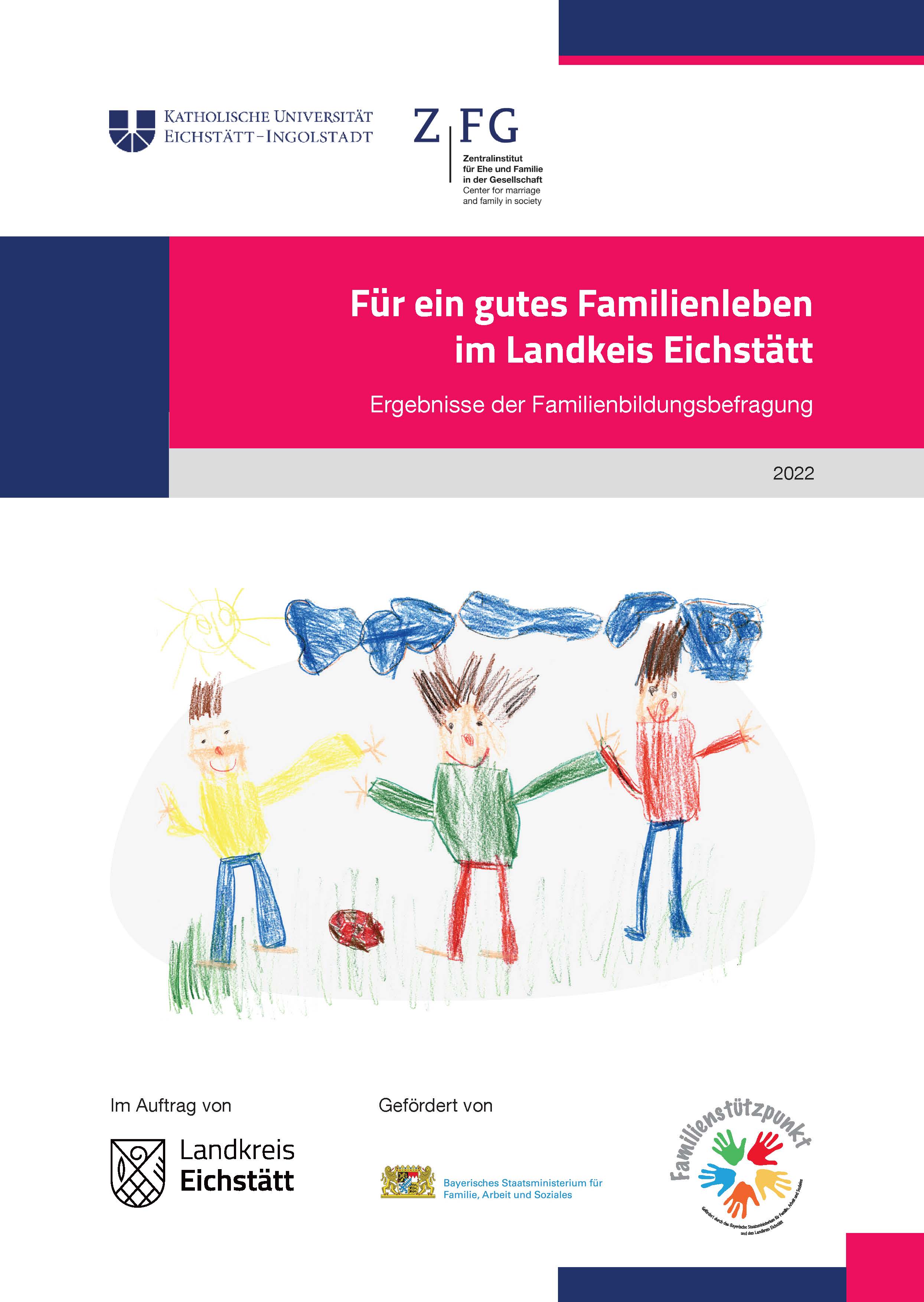 Titelseite Projektbericht Familienbildung Eichstätt