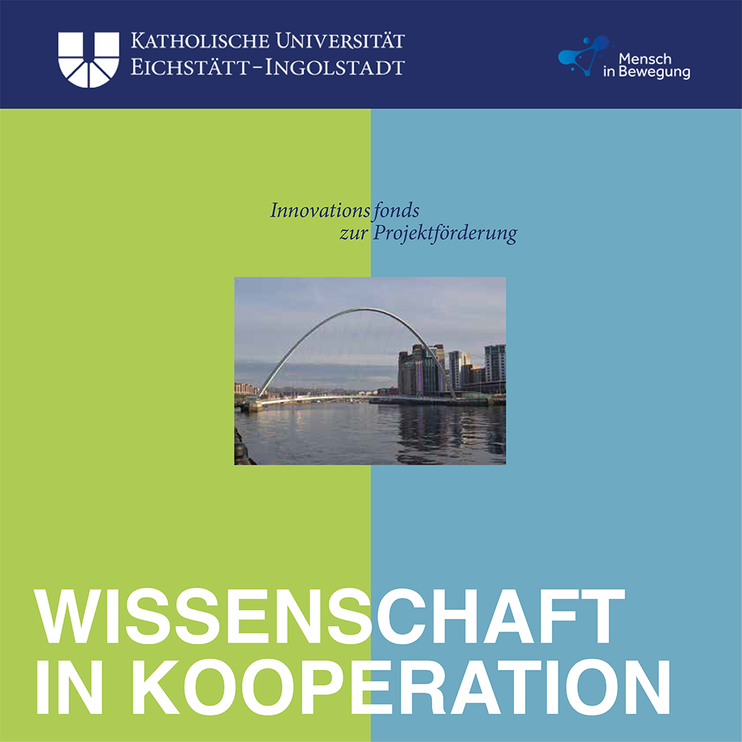 Das Bild zeigt das Cover einer Broschüre mit dem Titel "Wissenschaft in Kooperation"