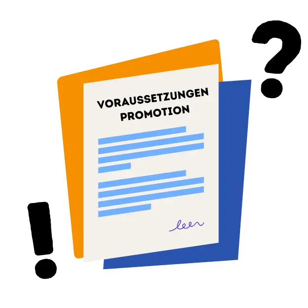 Voraussetzungen Promotion