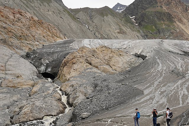 SEHAG Group visits melting Gepatsch glacier, Austria