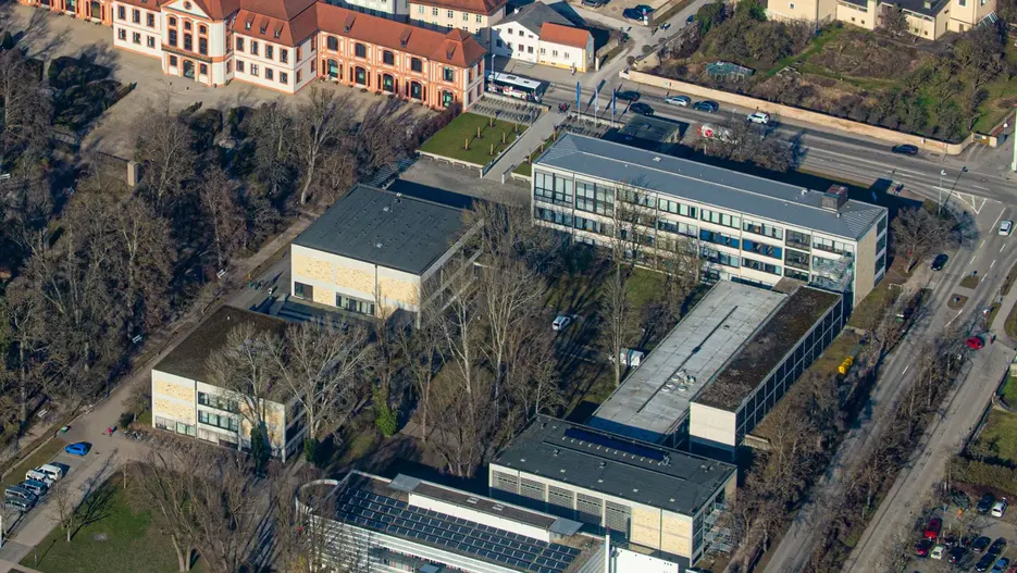 Kollegiengebäude aus der Vogelperspektive