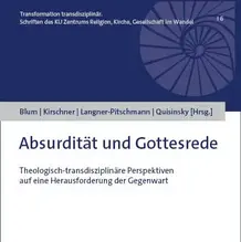 Buchcover "Absurdit&auml;t und Gottesrede"