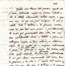 Leopardi Manuskript