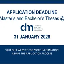 Deadline Theses - 31 January 2026