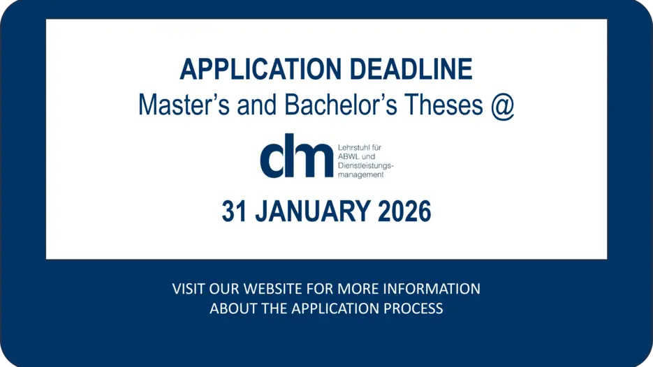 Deadline Theses - 31 January 2026