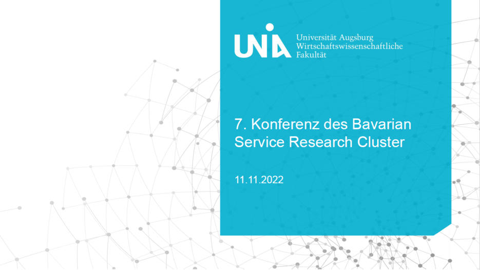7. Konferenz des Bavarian Service Research Clusters
