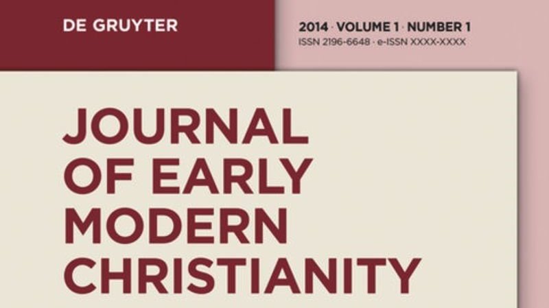 Journal of Early modern Christianity