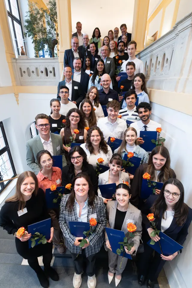 Gruppenbild der Deutschlandstipendiaten