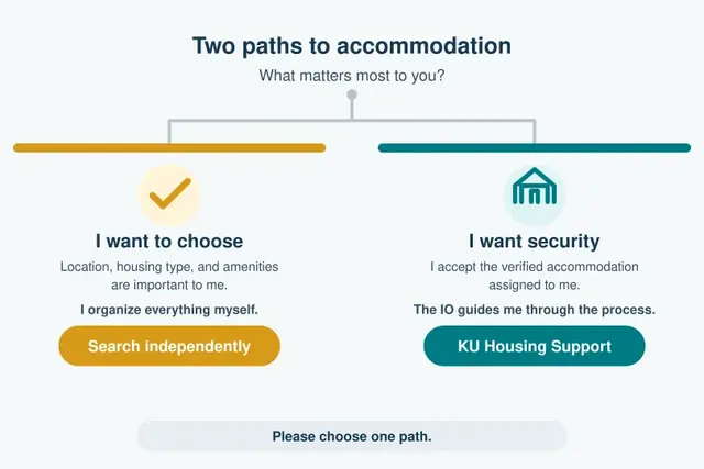 Two paths to accommodation 