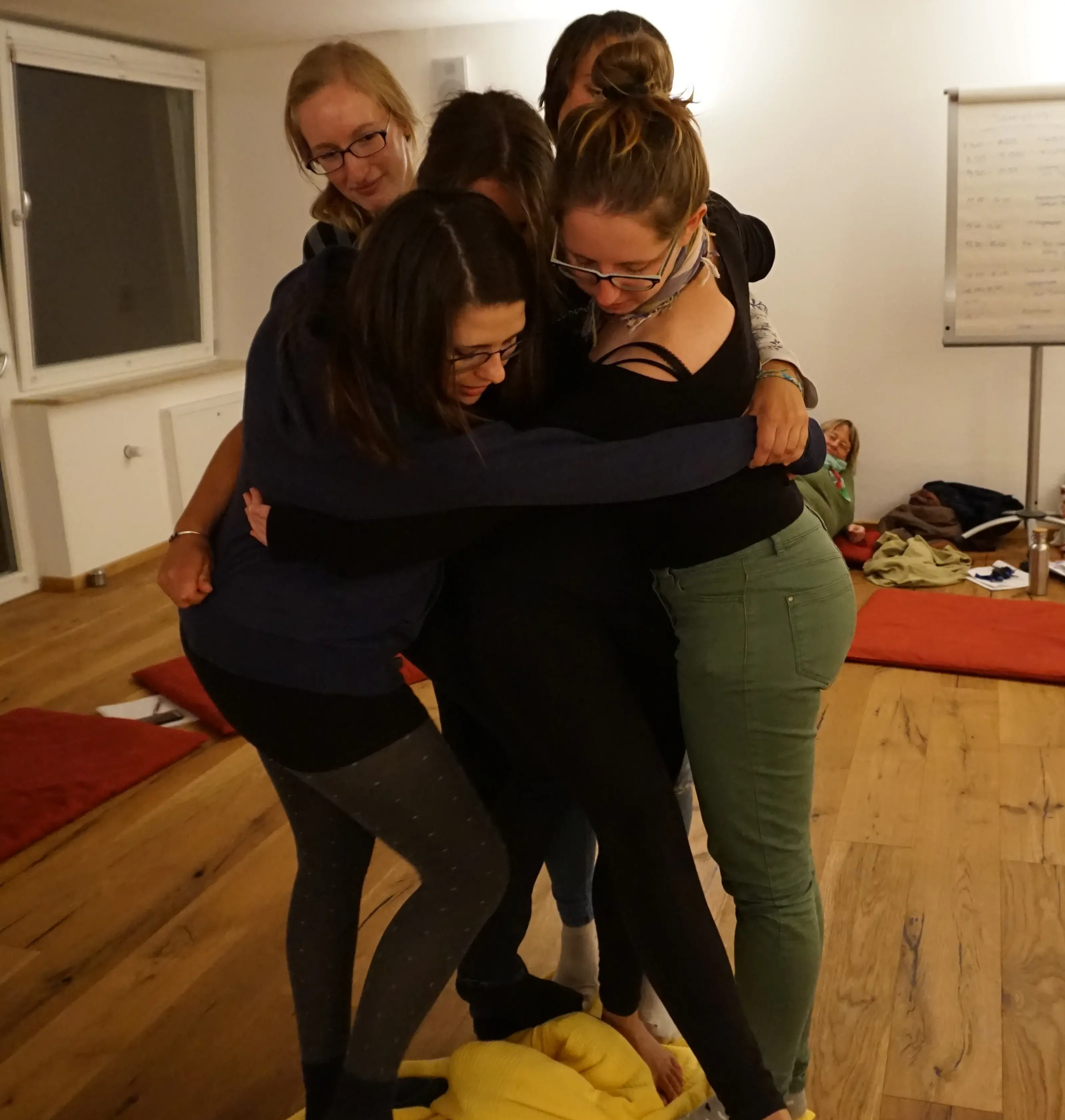 Gruppeninteraktion am Abend