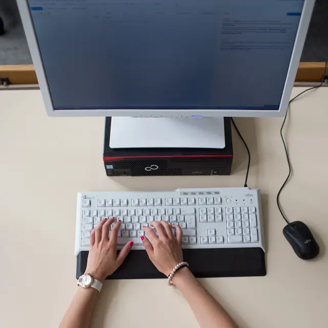 Arbeit am PC