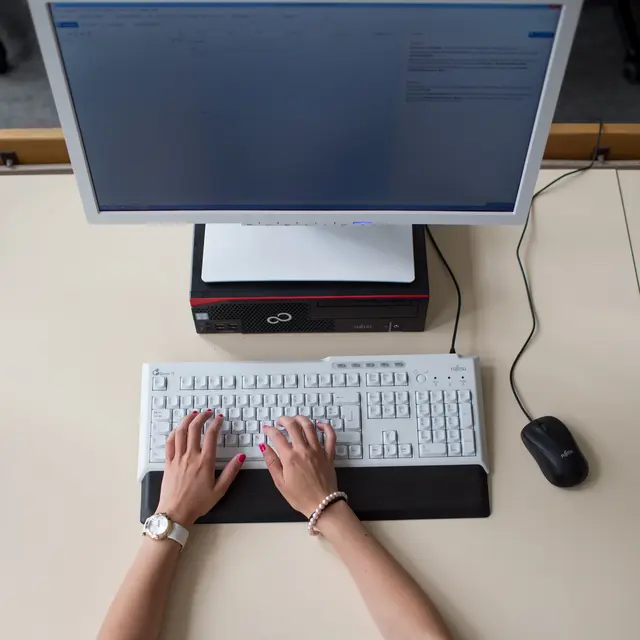 Arbeit am PC