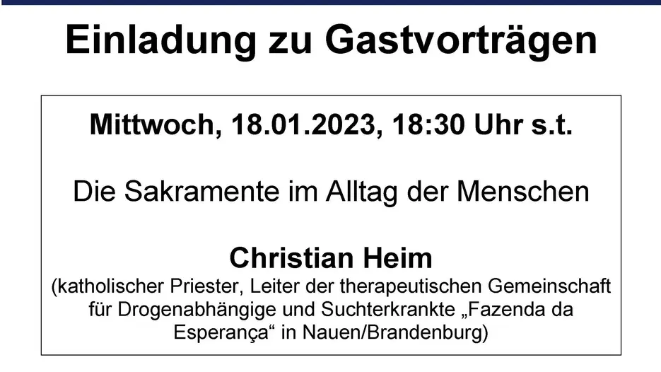 Plakat Dogmatik Heim Schaede
