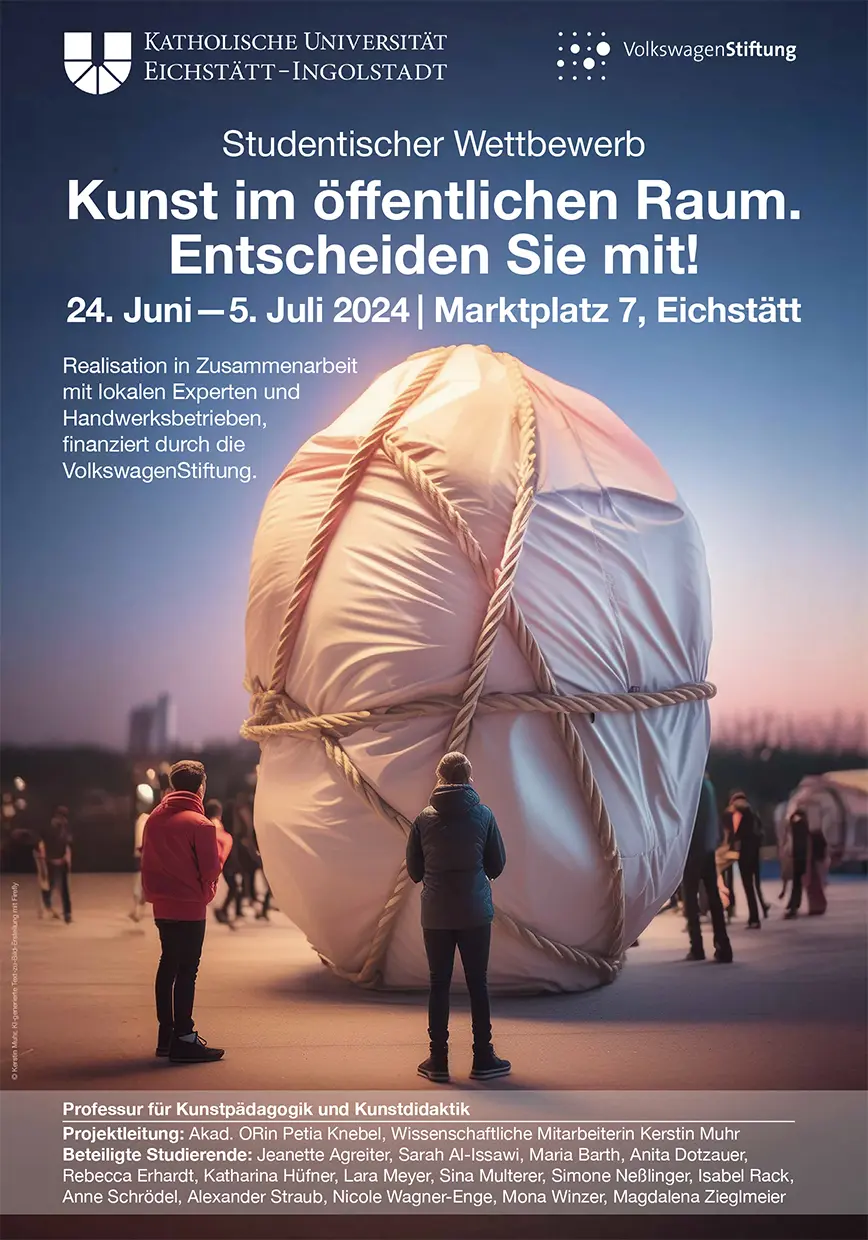 Plakat Kunst im öffentlichen Raum 